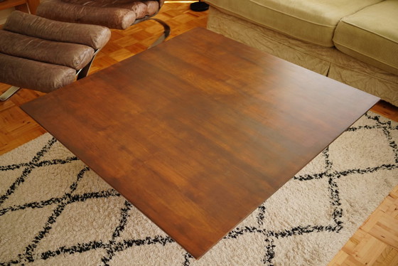 Image 1 of Mid-century Japandi coffee table walnut