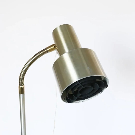 Image 1 of Vintage Swedish Brass Floor Lamp