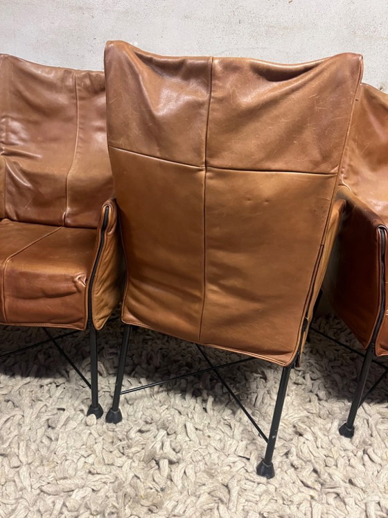 Image 1 of Montis Chaplin 4 stuks cognac leer