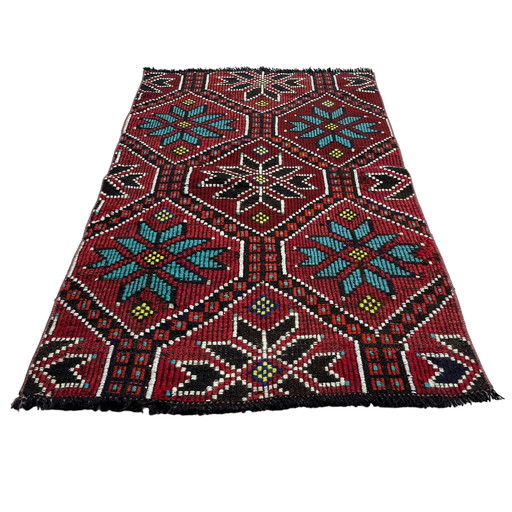 Türkischer Kelim-Teppich, 129 x 78 cm