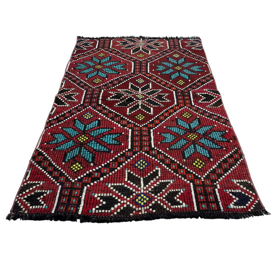Image 1 of Vintage Turkish Kilim Rug, 129 x 78 cm