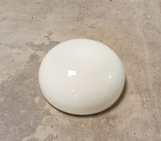 Image 1 of Lampada da soffitto vintage in vetro opalino