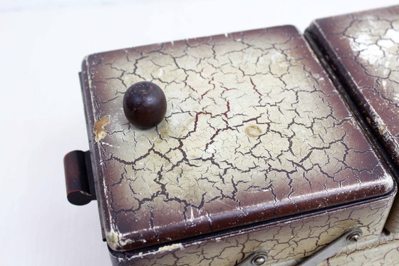 Image 1 of Macchina da cucire da tavolo, scatola da cucito vintage