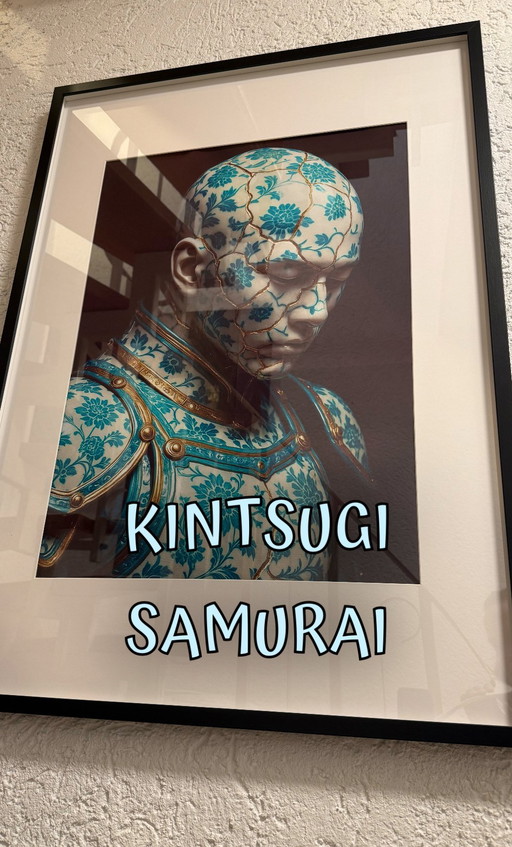 Kintsugi Samurai Mural by Rotan Hunt
