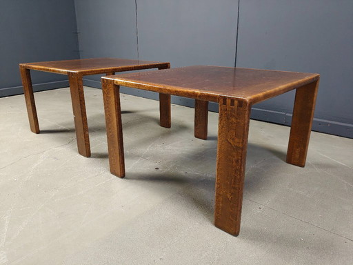 Pair of Bonanza coffee tables by Esko, Finland, 1960s - scandinavian side tables - scandinavian coffee tables