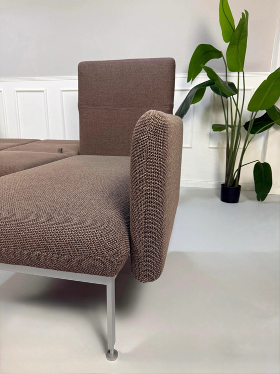 Image 1 of Brühl Roro Medium Ecksofa Stoff Braun Ausstellungsstück