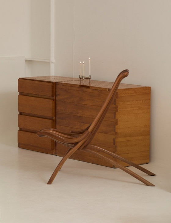 Image 1 of Cassettiera Regain Savoie Collection in pino massello, vintage, circa 1975