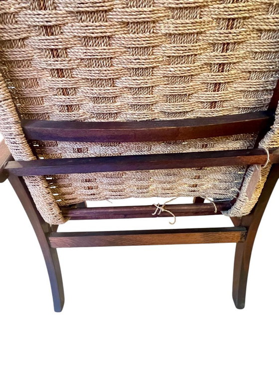 Image 1 of Rarität! Original Bauhaus-Sessel von Erich Dieckmann um 1925. Eine Designikone in der seltenen Form des Hochlehners