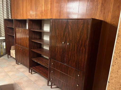 Mobili vintage, 4 pezzi degli anni '60 - palissandro
