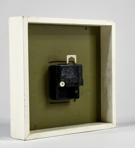 Orologio incorniciato Veglia Vintage 1970, Bianco, Verde e Oro – Legno, Metallo (photo 8 of 8)