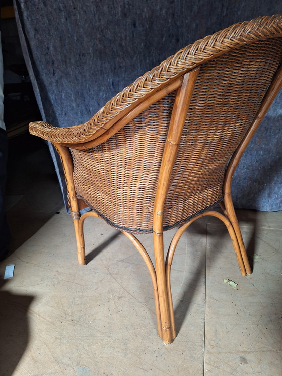 Image 1 of Silla de bambú y ratán