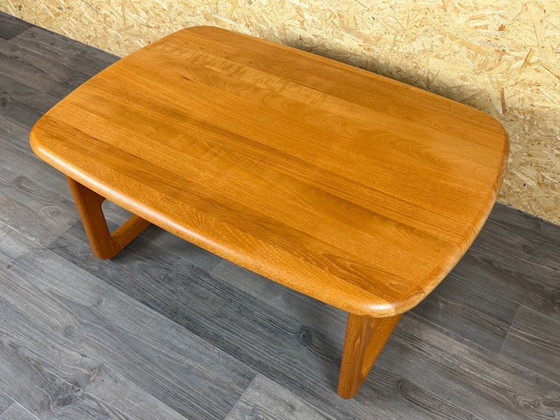 60s 70s Teak Coffee Table Side Table by Silkeborg, CFC Silkeborg, Wood, Multi Color (photo 8 of 14)