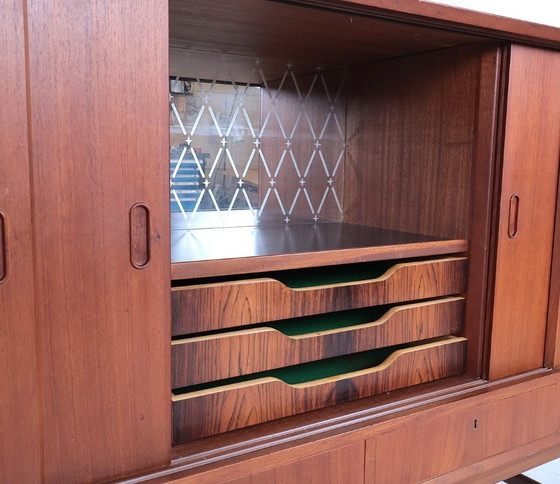 Image 1 of Danish design teak highboard, 1960s