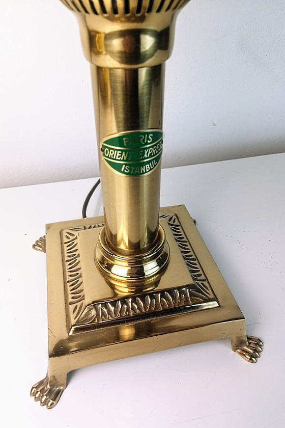 Image 1 of Tischlampe im Orient-Express-Zug