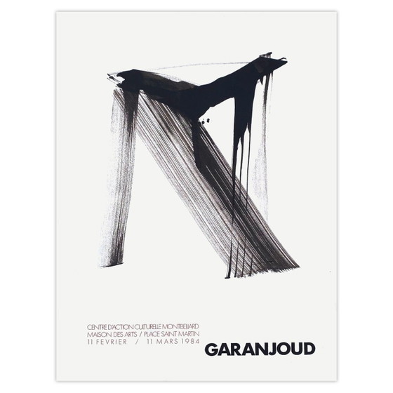 Claude Garanjoud Poster Expo 84 - Maison Des Arts De Montbéliard – Paper (photo 2 of 5)