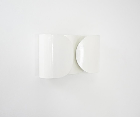 Image 1 of Applique Foglio Blanche par Tobia & Afra Scarpa pour Flos, 1960s