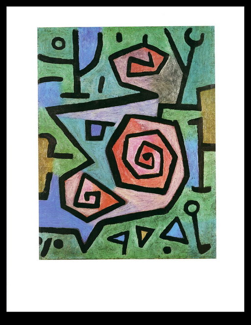 Klee, Paul - Roses héroïques - Impression d'art