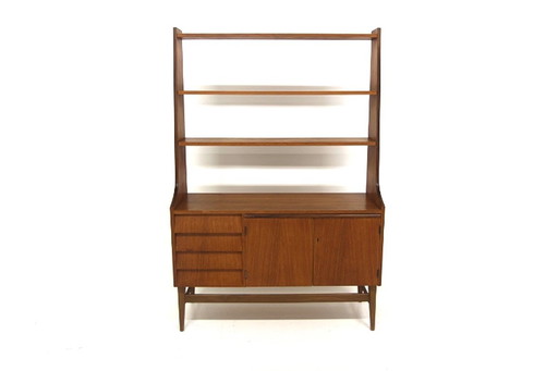 Scrivania da scrivania scandinava in teak, Svezia, 1960