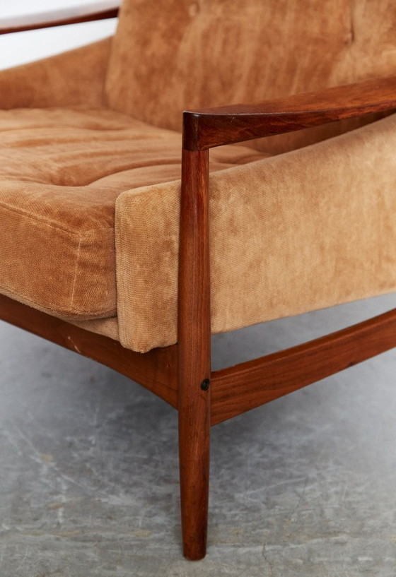 Image 1 of Ib Kofod Larsen "Djursholm" stoel voor Olof Perssons Fåtöljindustri (OPE)