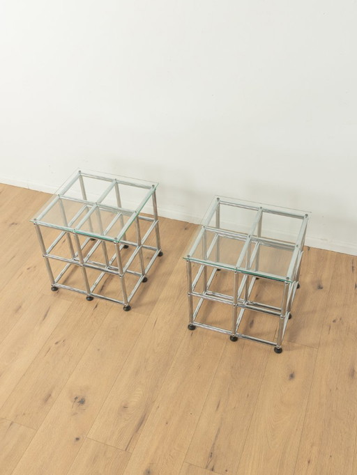 Side Tables, USM Haller, Vintage