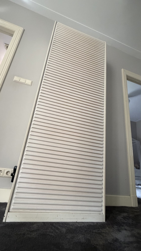 2 White Pastoe Amsterdam Cabinets – Plastic, Wood (photo 5 of 7)