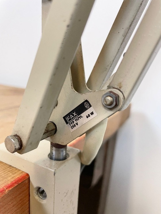 Image 1 of Vintage Beige Architect Table Lamp from Fax, 1970s