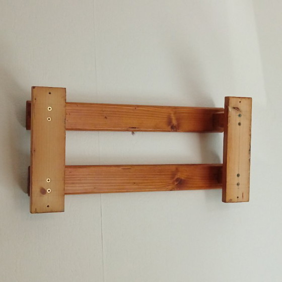 Image 1 of Vintage pine towel rack