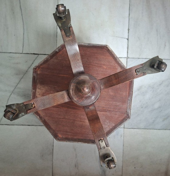 Image 1 of Antiguo Enfriador de Vino inglés sobre pedestal - Victoriano/Eduardiano