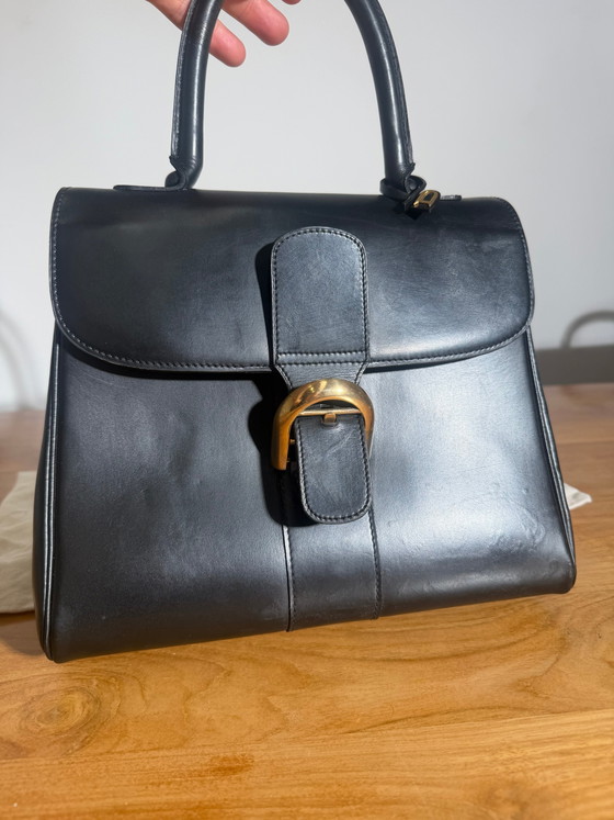 Delvaux Brillant MM Handbag – Black Leather – Top handle bags (photo 7 of 10)