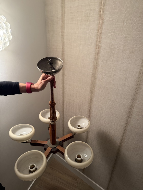 Image 1 of Lámpara escolar Amsterdamse colgar jaren 30