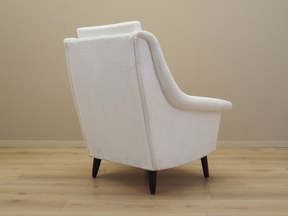 Image 1 of White armchair, Danish design, 1970s, production: Denmark