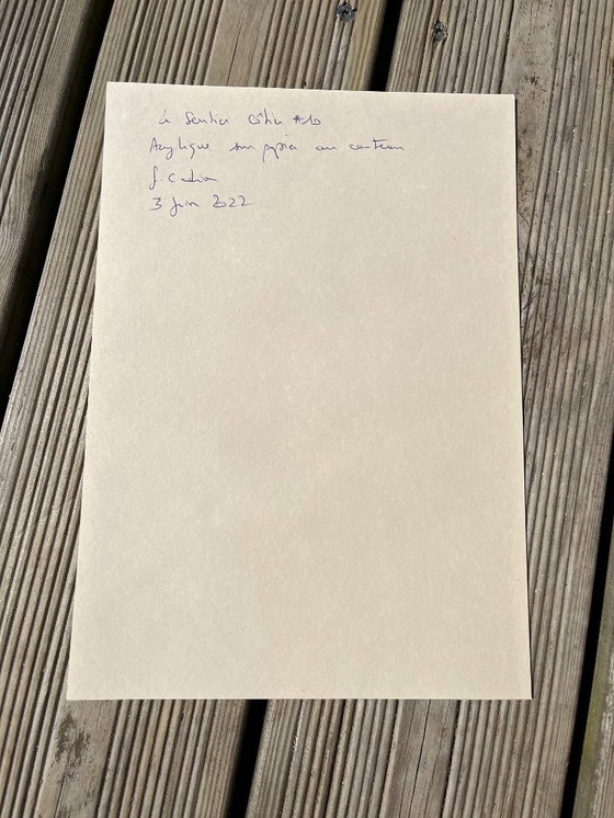 Image 1 of Acrylique Sur Papier Teinté 250g. Format A4 30x21cm.