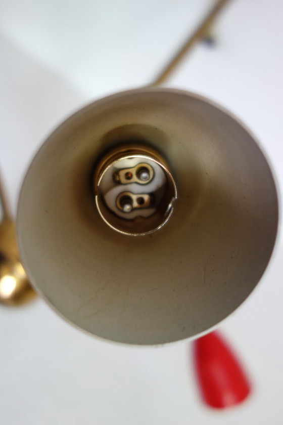 Image 1 of Sputnik kroonluchter met 4 armen, jaren 60