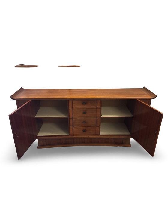 Image 1 of Vintage wooden sideboard with special details, 1950s