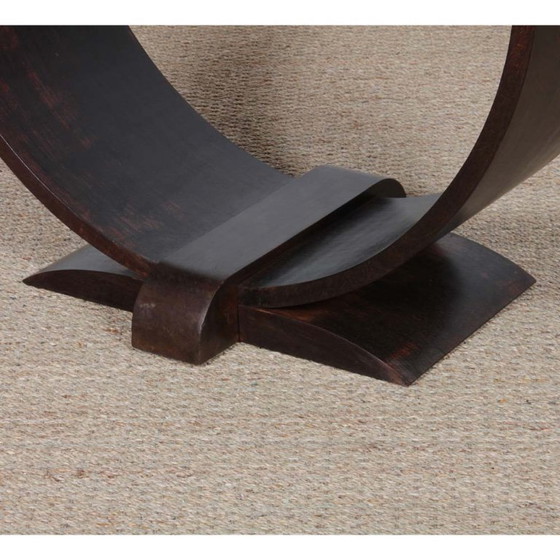 Image 1 of Beistelltisch aus Eiche im Art-Deco-Stil, französische Fertigung 1930-1940