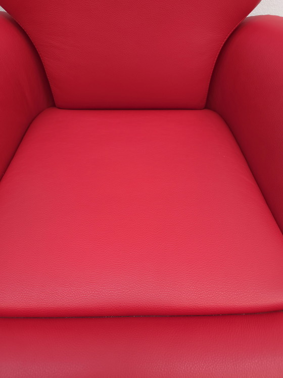 Image 1 of Poltrona Cassina Dodo, poltrona di design, poltrona in pelle, poltrona girevole, reclinabile, come nuova