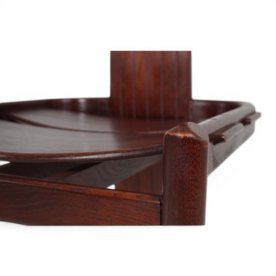 Image 1 of Allmilmö Brutalistischer Eichenstuhl, 1980