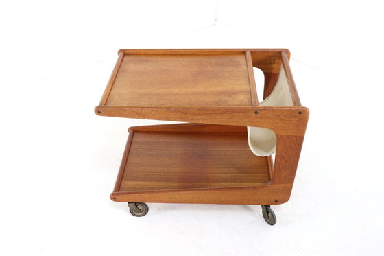 Image 1 of Carrello Sika mobler con portariviste vintage danese