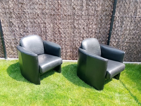 Image 1 of Set aus 3 „Jori“-Sitzgruppen – 2 Club Angel JR 3250 – Modell 2012 – schwarz