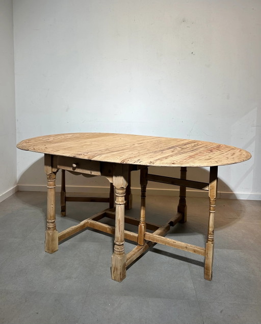 Mesa de comedor plegable de pino – eettafels