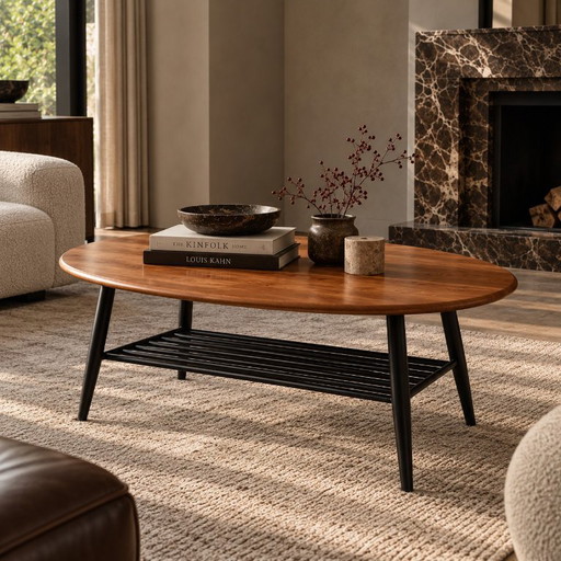 Couchtisch Lucian Randolph Ercolani für Ercol, England 1950