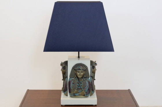Esclusiva Lampada da tavolo Faraone Tutankhamon, Lampade da tavolo, Dorato (foto 10 di 11)