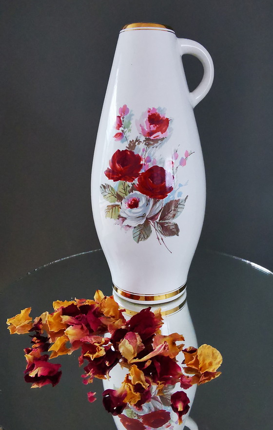 Image 1 of Kahla Germania Ovest, collezione Heyday anni '60, vaso in porcellana,