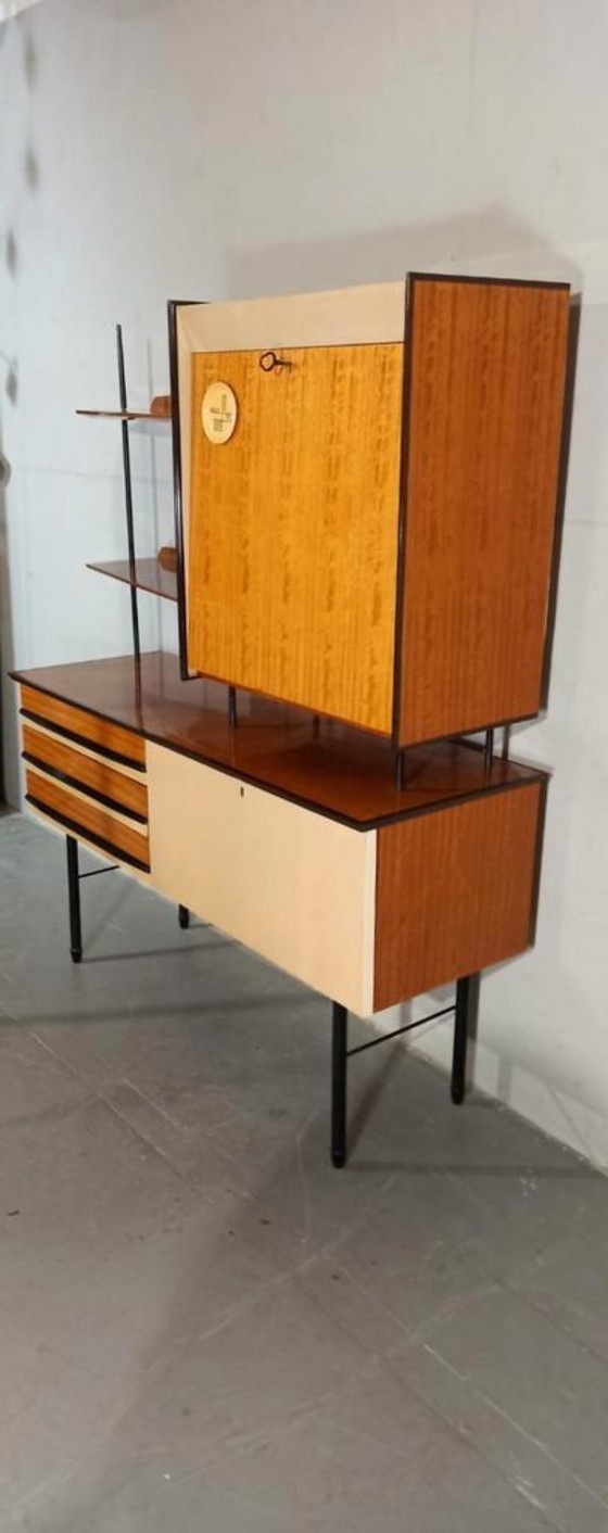 Image 1 of Vintage Italian glossy highboard