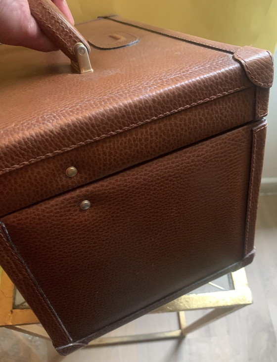 Iconique Vanity-case LANCEL modèle Kevin - années 70, Autres sacs, Marron (photo 5 sur 13)
