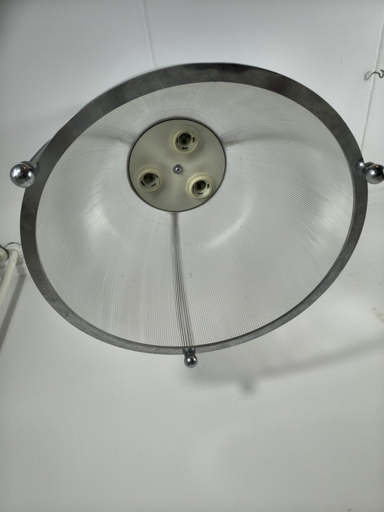 Image 1 of Grote industriële hanglamp met 3 fittingen 