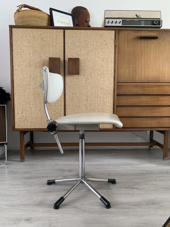 Image 1 of Vintage De Wit bureaustoel jaren 60