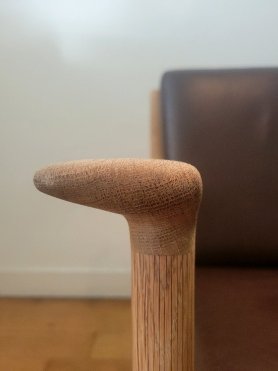 Image 1 of Vintage GE 256 fauteuil van Hans J. Wegner voor Getama