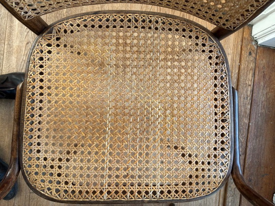 Image 1 of 4x Sessel „Prag“, Entwurf Thonet Nr. 811 von Josef Hoffmann
