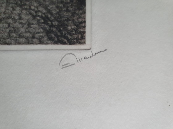 Acquaforte originale di Eric Meuleman – "Korte Schipgracht (Gand)" – Litografie e stampe, Glass, Paper (photo 4 of 6)